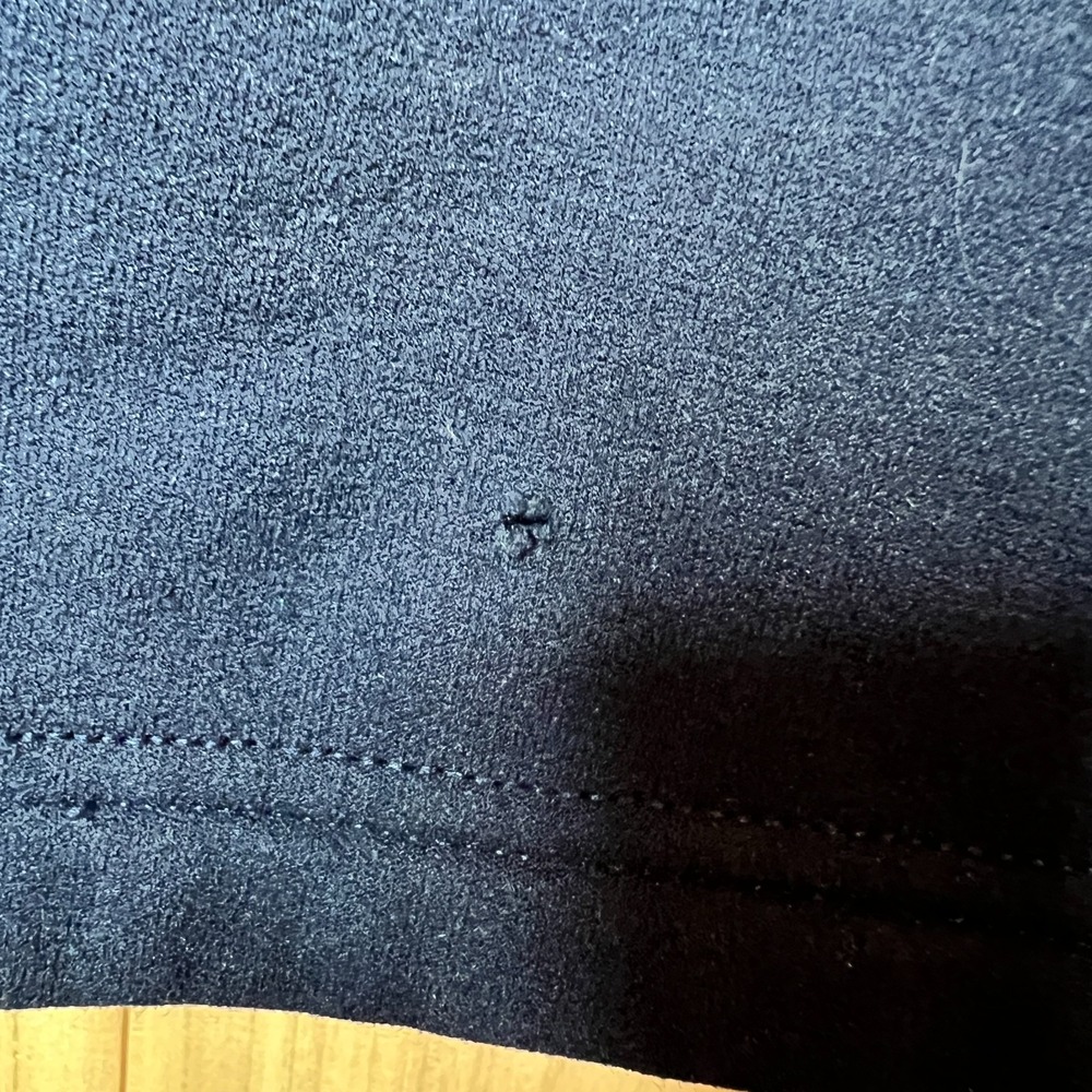 Polo Sport Ralph Lauren Navy Blue Quarter Zip Pullover Sweater USA L Stripe Trim - Picture 7 of 9